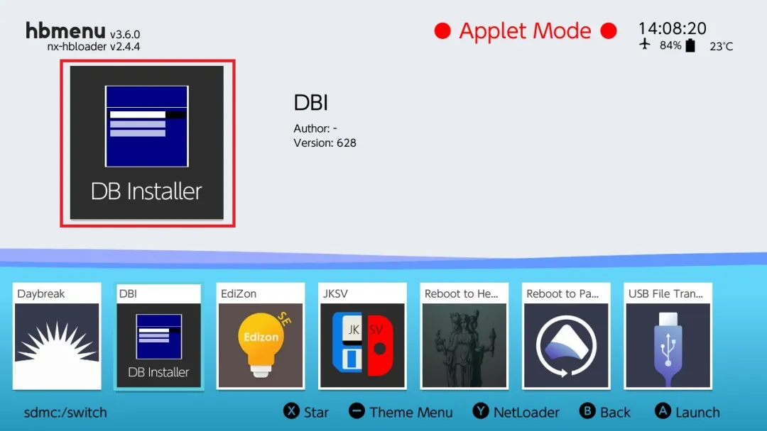 打开 DBI 工具